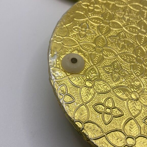 Round Wood Meenakari Box, (5.5”Multicolor Foiled) by JHC - Picture 8 of 12